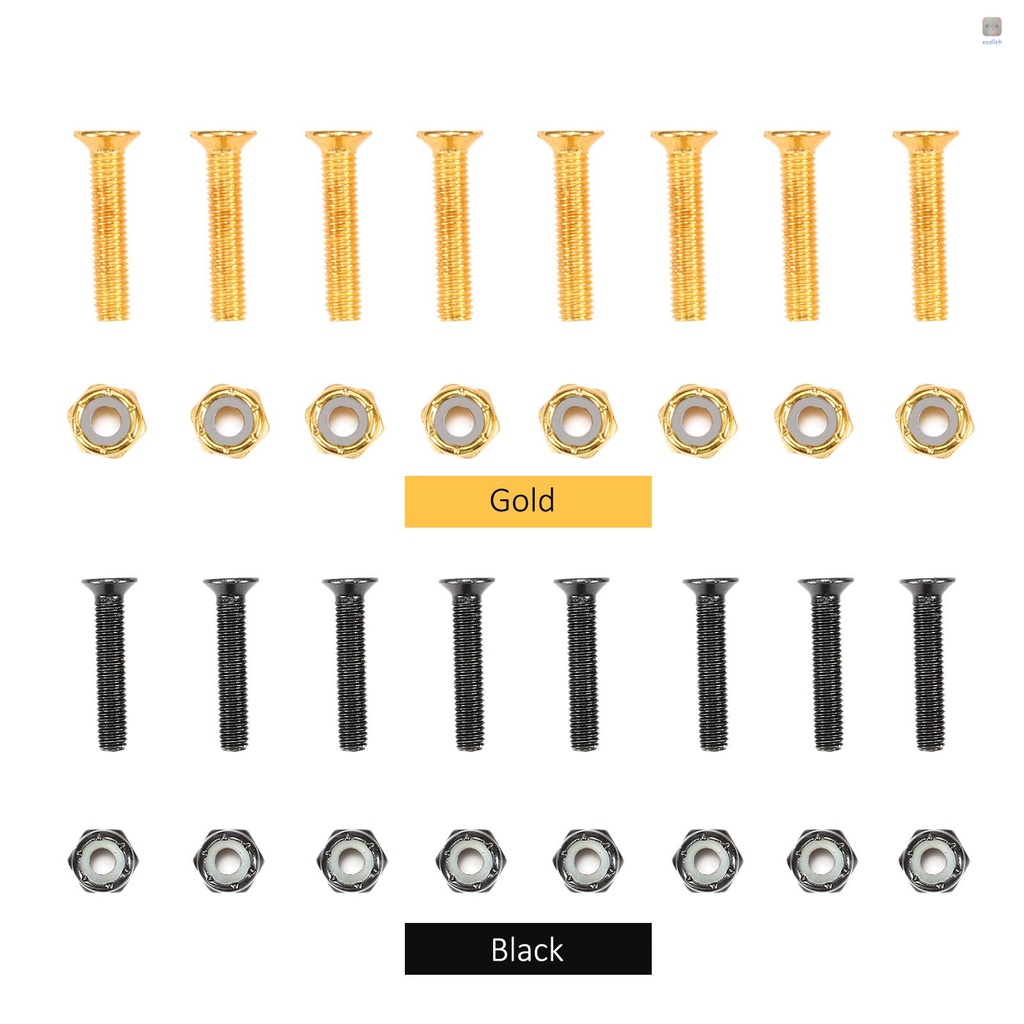 Set 8 Tua Vít Đầu Lục Giác Chữ Thập Cho Ván Trượt