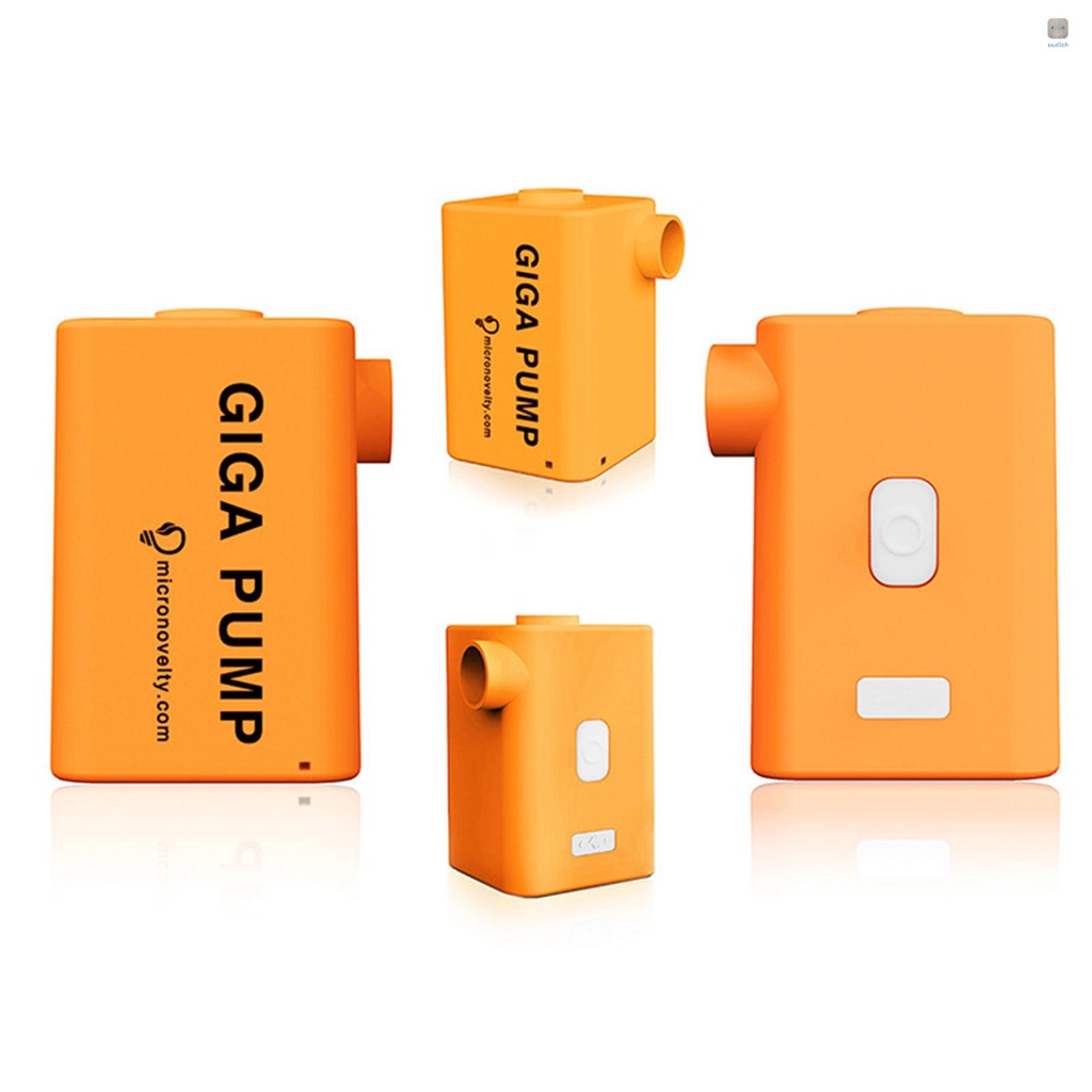 Máy Bơm Hơi Nén Khí 2 Trong 1 Sạc USB 1800PA Đa Năng Kèm 3 Đầu Phun Tiện Dụng