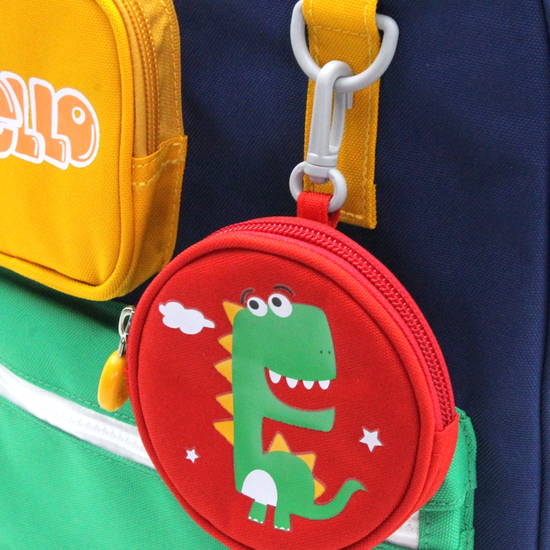 Ba Lô Học Sinh Nhỏ + Túi Mini Khủng Long - SUN EIGHT 22067 ELV 2023 - Màu Xanh