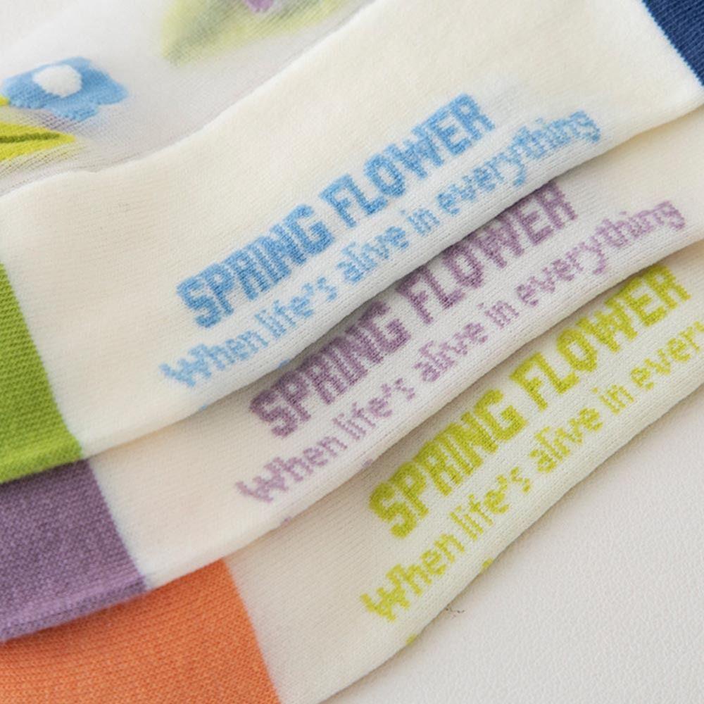 Mxgoods Vớ Lụa Nylon Mỏng Thấm Hút Mồ Hôi Thoáng Khí Họa Tiết Hoa Phong Cách Hàn Quốc