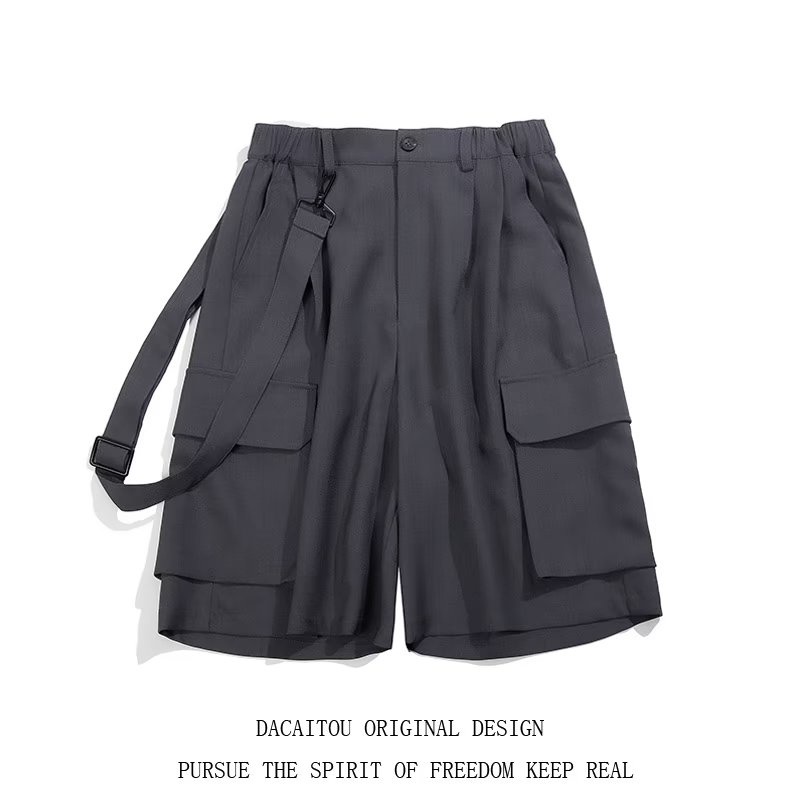 Quần Short Ống Rộng Phong Cách Nhật Bản Năng Động Trẻ Trung Dành Cho Nam