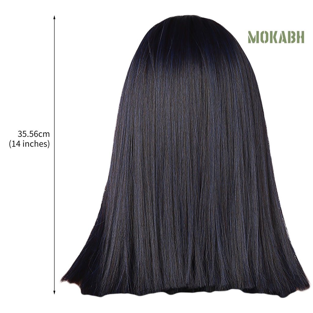 Bộ Tóc Giả Dài Trung Bình Màu Gradient Thân Thiện Với Da Dành Cho Nữ