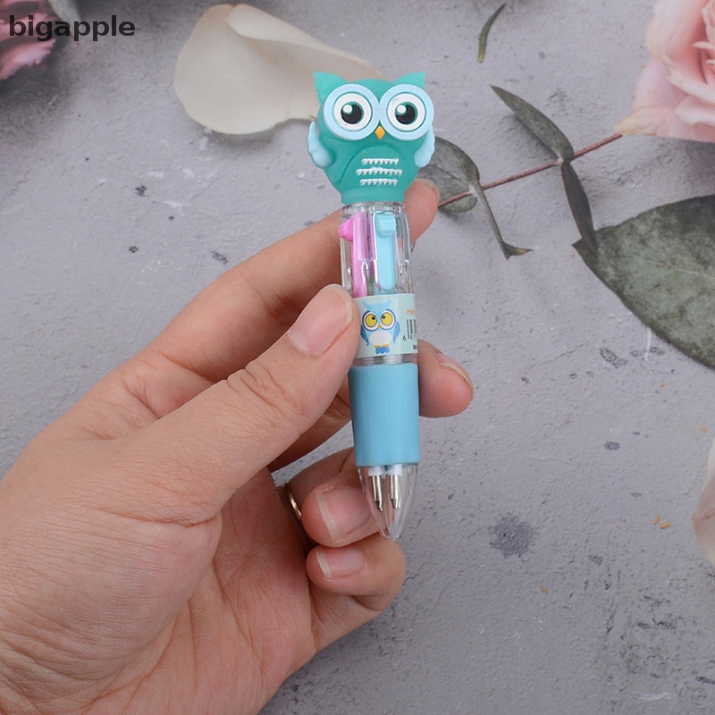 Set 4 Bút Bi Hình Động Vật Hoạt Hình Ngộ Nghĩnh