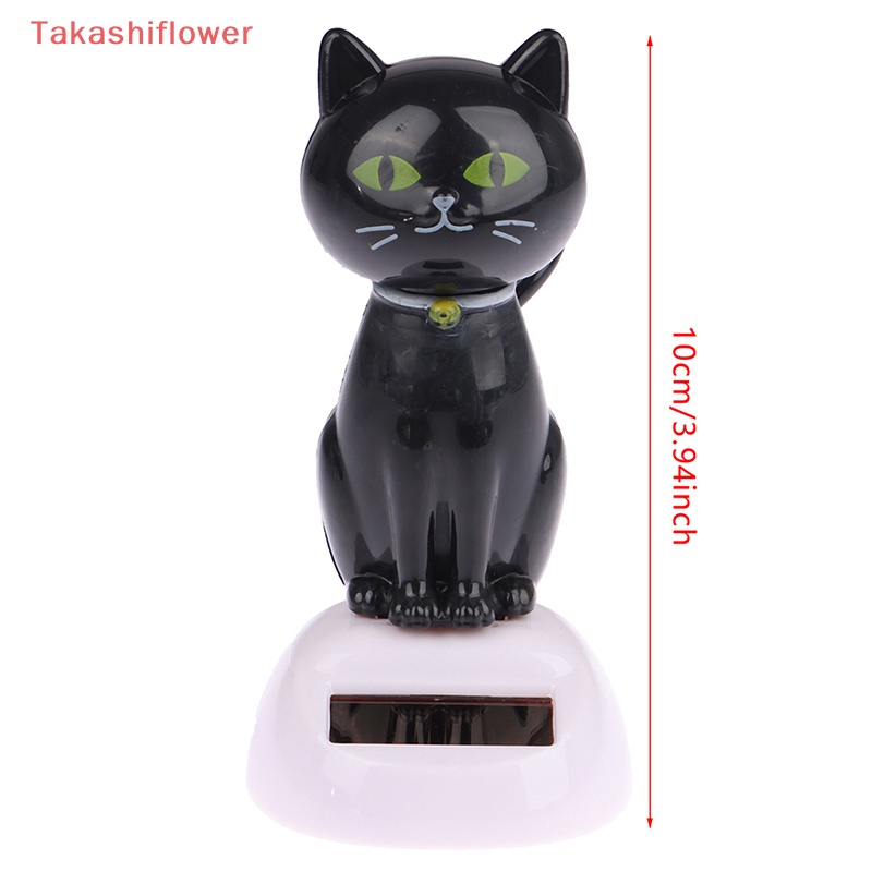 Đồ Chơi Mô Hình Chú Mèo Đen Lắc Đầu Sử Dụng Năng Lượng Mặt Trời Dùng Làm Quà Tặng