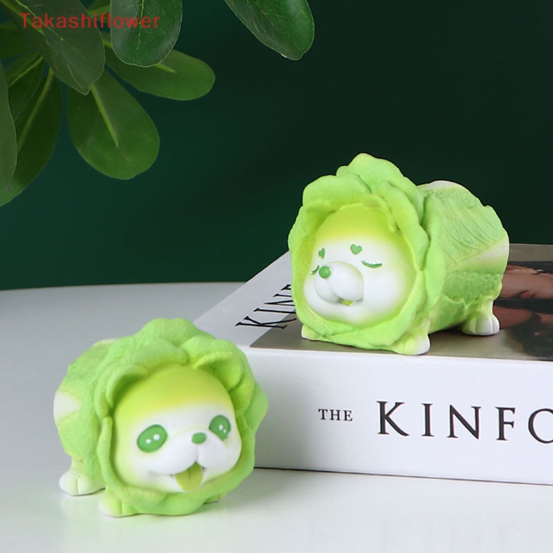 Mô Hình Chú Chó Cabbage Bằng Nhựa Resin Dễ Thương Để Bàn Trang Trí Nhà Cửa / Xe Hơi