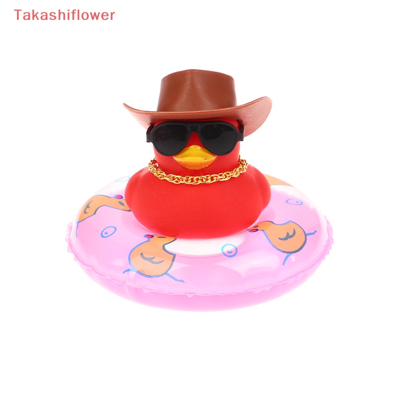 Vịt Cao Su Màu Vàng Dễ Thương Dùng Trang Trí Bảng Điều Khiển Xe Hơi