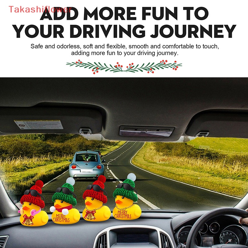 Chú Vịt Vàng Đội Mũ Bảo Hiểm Dễ Thương Dùng Trang Trí