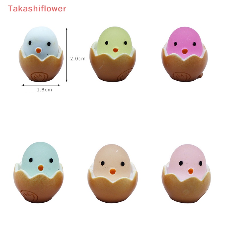 Bộ 2 Đồ Chơi Trang Trí Hình Gà Con Phát Sáng Trong Bóng Tối DIY