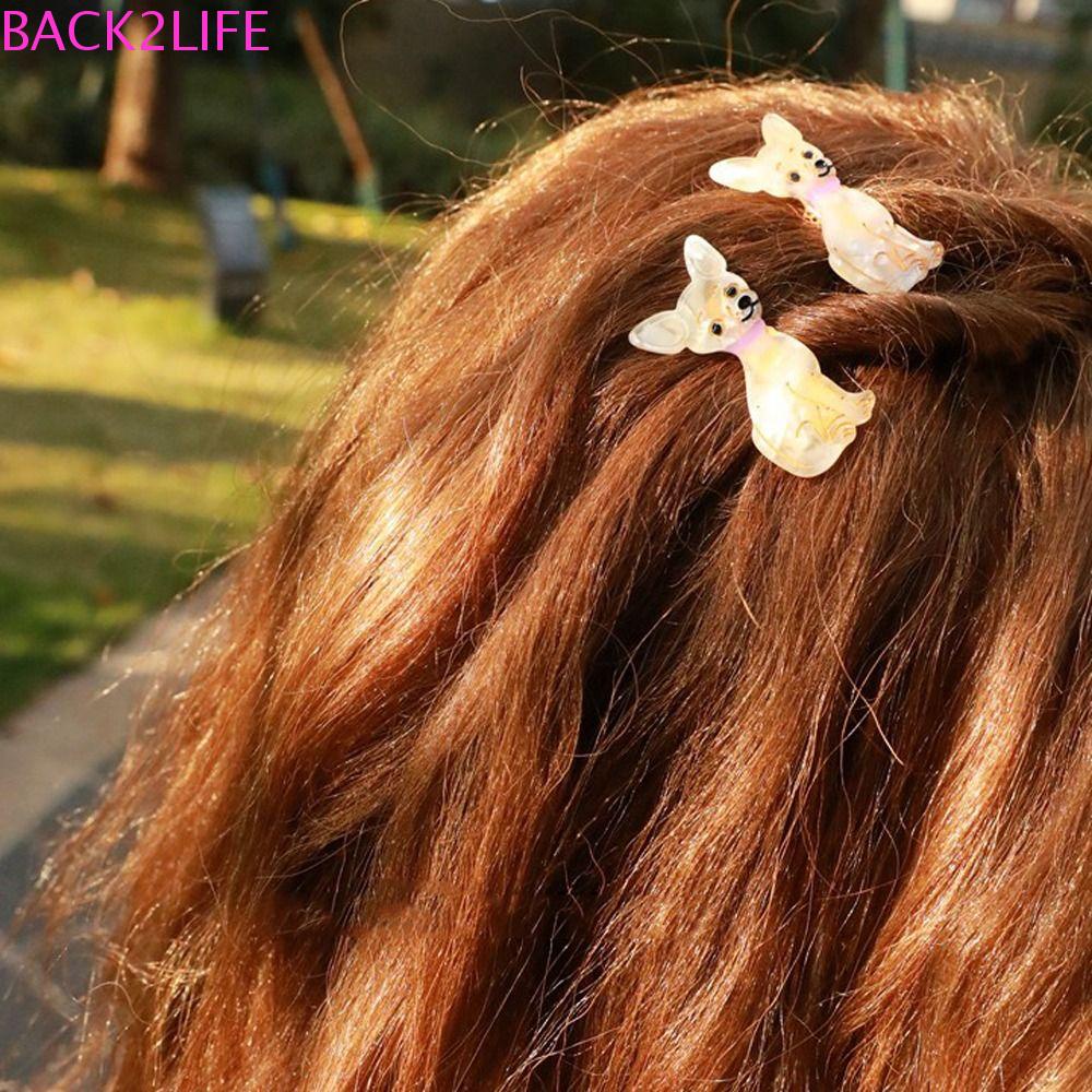 Kẹp Tóc Nhỏ Nhắn Phong Cách Hàn Quốc Thanh Lịch Back2Lilife Acetate