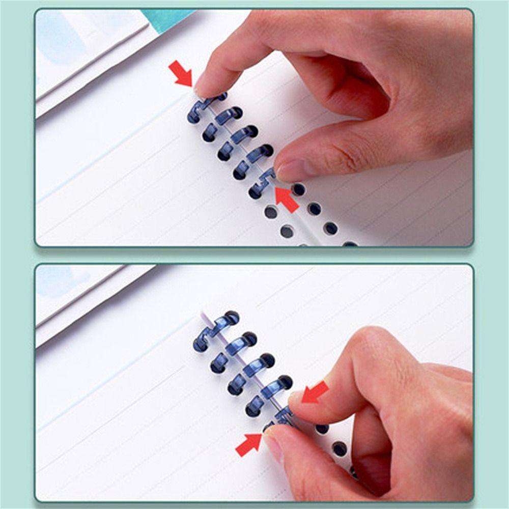 DYRUIDOJ Vòng Xoắn Ốc 5 Lỗ Tự Làm Sổ Tay / Lập Kế Hoạch Tiện Dụng