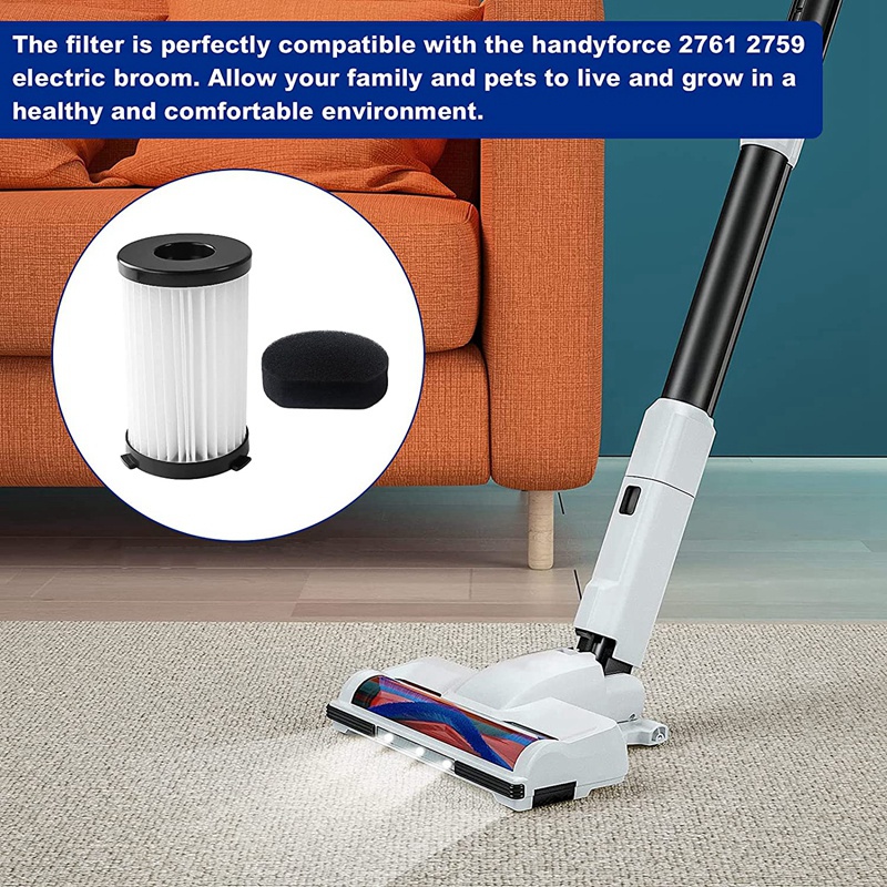 Bộ Lọc Thay Thế Cho Máy Hút Bụi MOOSOO D600 Và 8 Bộ Lọc Xốp RBT 2761 RBT 2759