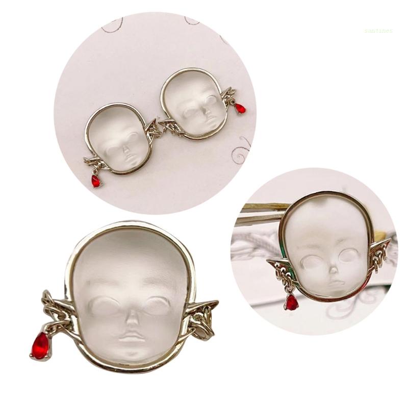 1 / 1 Cặp Bông Tai Yêu Tinh Thú Vị Cho Nữ