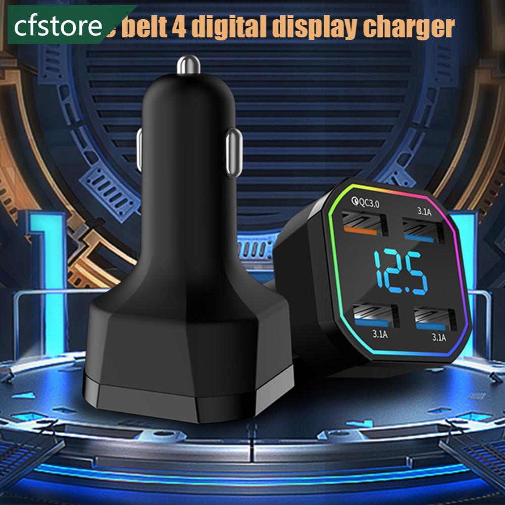 Tẩu Sạc Nhanh 4 Cổng PD QC3.0 USB C 66W H7S9 Cho Xe Hơi