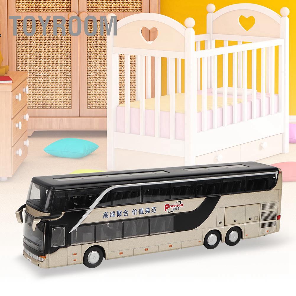 Có thể bán buôn Đồ Chơi Mô Hình Xe Buýt Doubledecker Bằng Hợp Kim 1:32 Có Nhạc Nhẹ Cho Trẻ Em Quà Tặng ToyRoom Hàng giao ngay