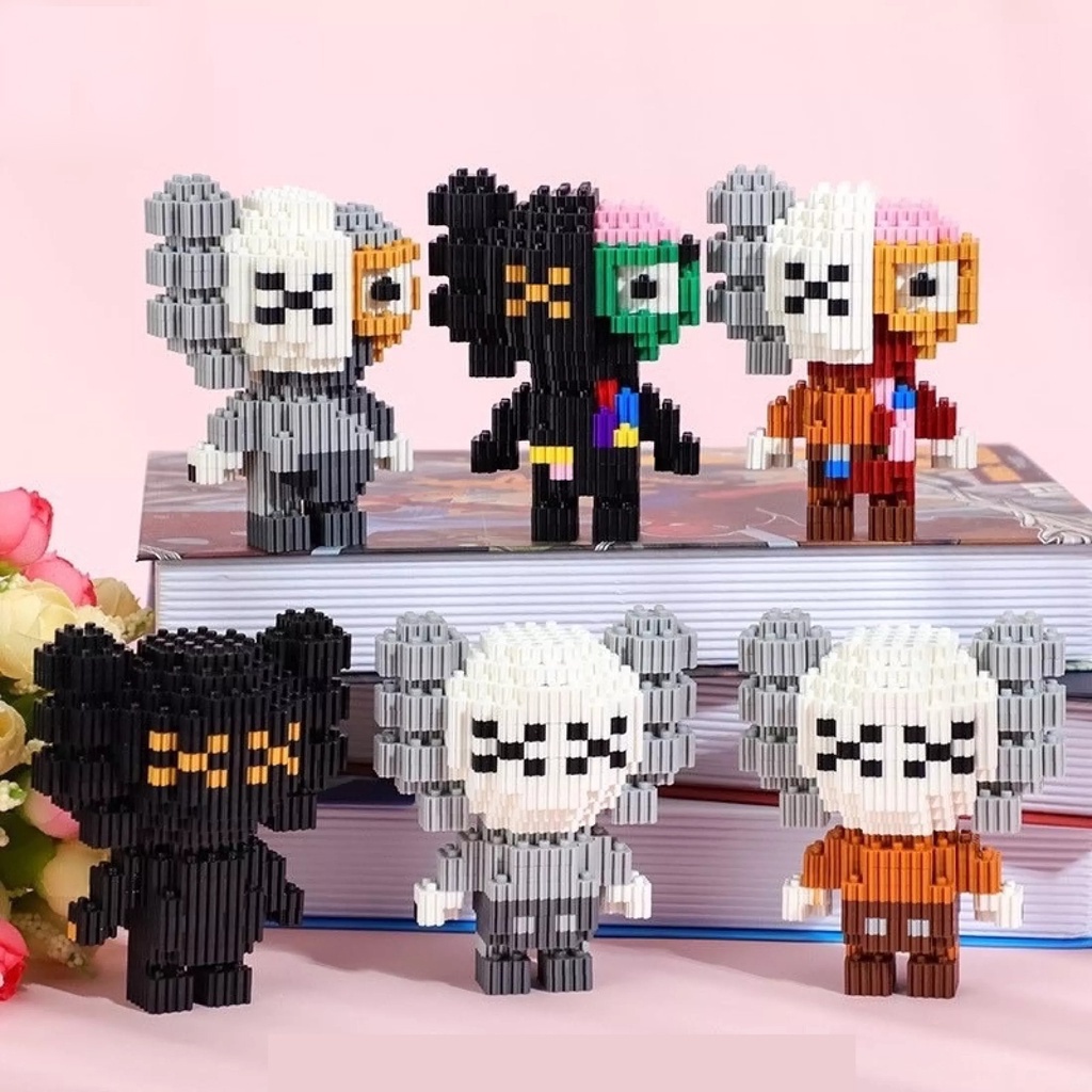 Đồ Chơi Mô Hình Lắp ráp 3D Hoạt Hình Gấu Lotso cho bé, Đồ chơi lắp ráp đáng yêu cho bé Nhà cá - E101