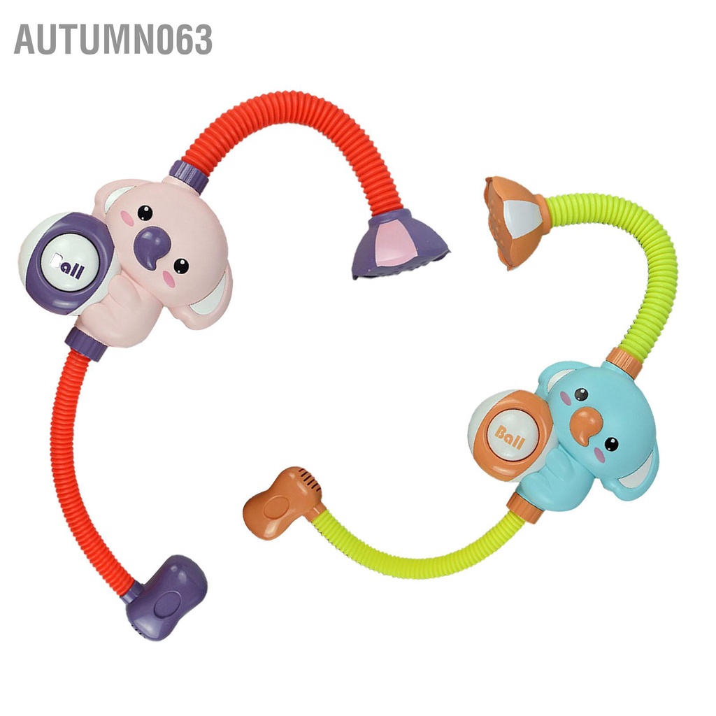 Autumn063 Đầu Tắm Cho Bé Hoạt Hình Điện Lưu Lượng Nước Phun Đồ Chơi Vòi Nhà