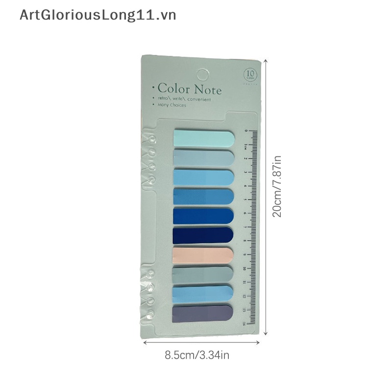 Artgloriouslong 200 Tờ Giấy Dán Ghi Chú Đánh Dấu Trang Sách Hình Lá Cờ