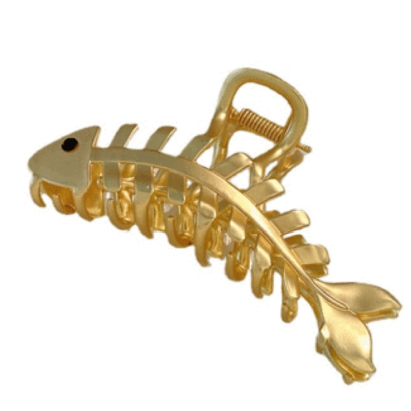 Kẹp Tóc Càng Cua Chất Liệu Acrylic Màu Trắng Đen Phong Cách Hàn Quốc Cho Nữ