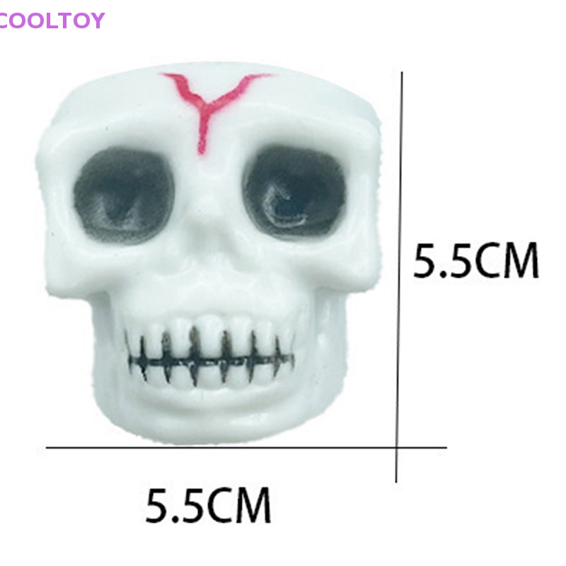 Cốc Đựng Nước Bằng Cao Su Hình Đầu Lâu Dơi Vui Nhộn Trang Trí Tiệc Halloween