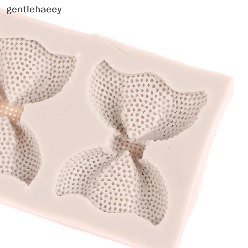 1 Khuôn Silicone Làm Bánh Hình Nơ Nhỏ 3D