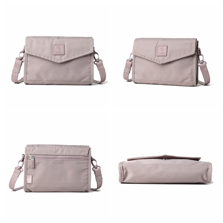 Túi Đeo Chéo Hình Vuông Nhỏ Bằng Nylon Chống Trơn Thời Trang Phương Tây Mới 2020