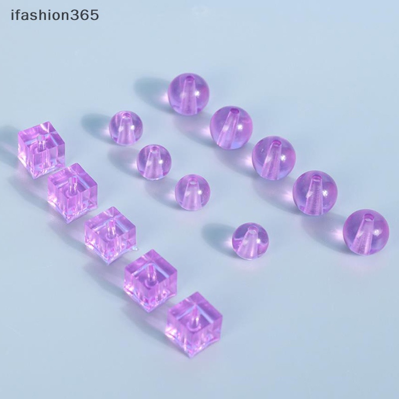 Khuôn Silicon Làm Trang Sức 6 Lỗ Hình Chữ Nhật / Vuông Độc Đáo DIY