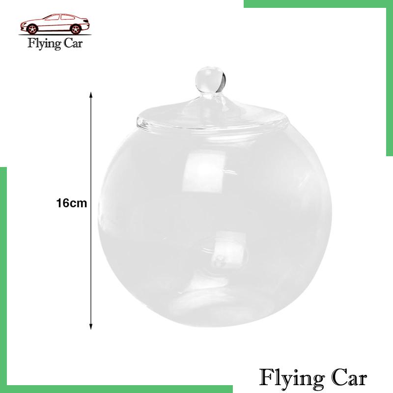 Lọ Thủy Tinh Đựng Đường / Trà Có Nắp Đậy Kín Trang Trí 2 Cái