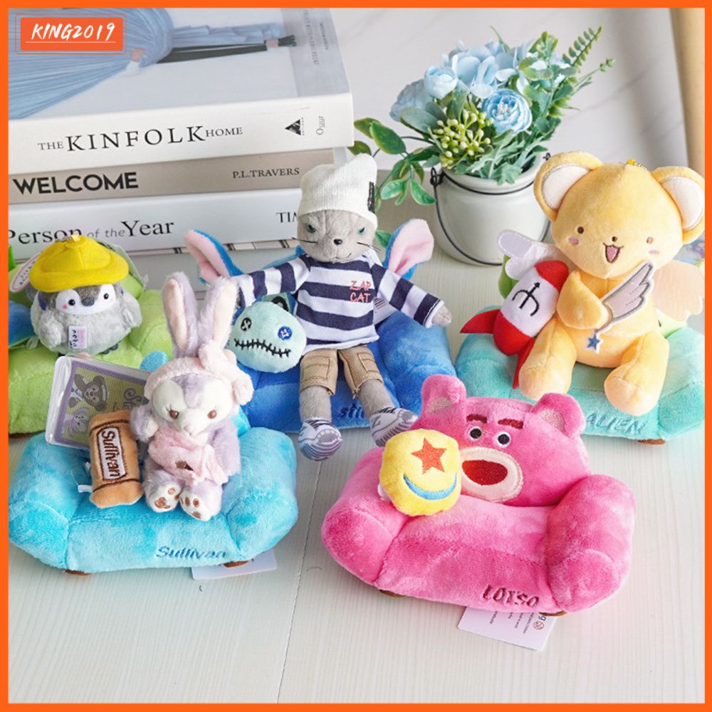 SANRIO DISNEY Thú Nhồi Bông Hình Gấu Hoạt Hình Dễ Thương Trang Trí Ghế Sofa