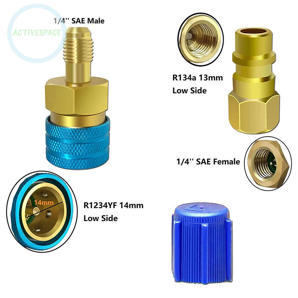 Set 2 Đầu Nối AC R1234YF Chuyên Dụng Chất Lượng Cao Dành Cho Đồng Hồ Đo Điện Tử