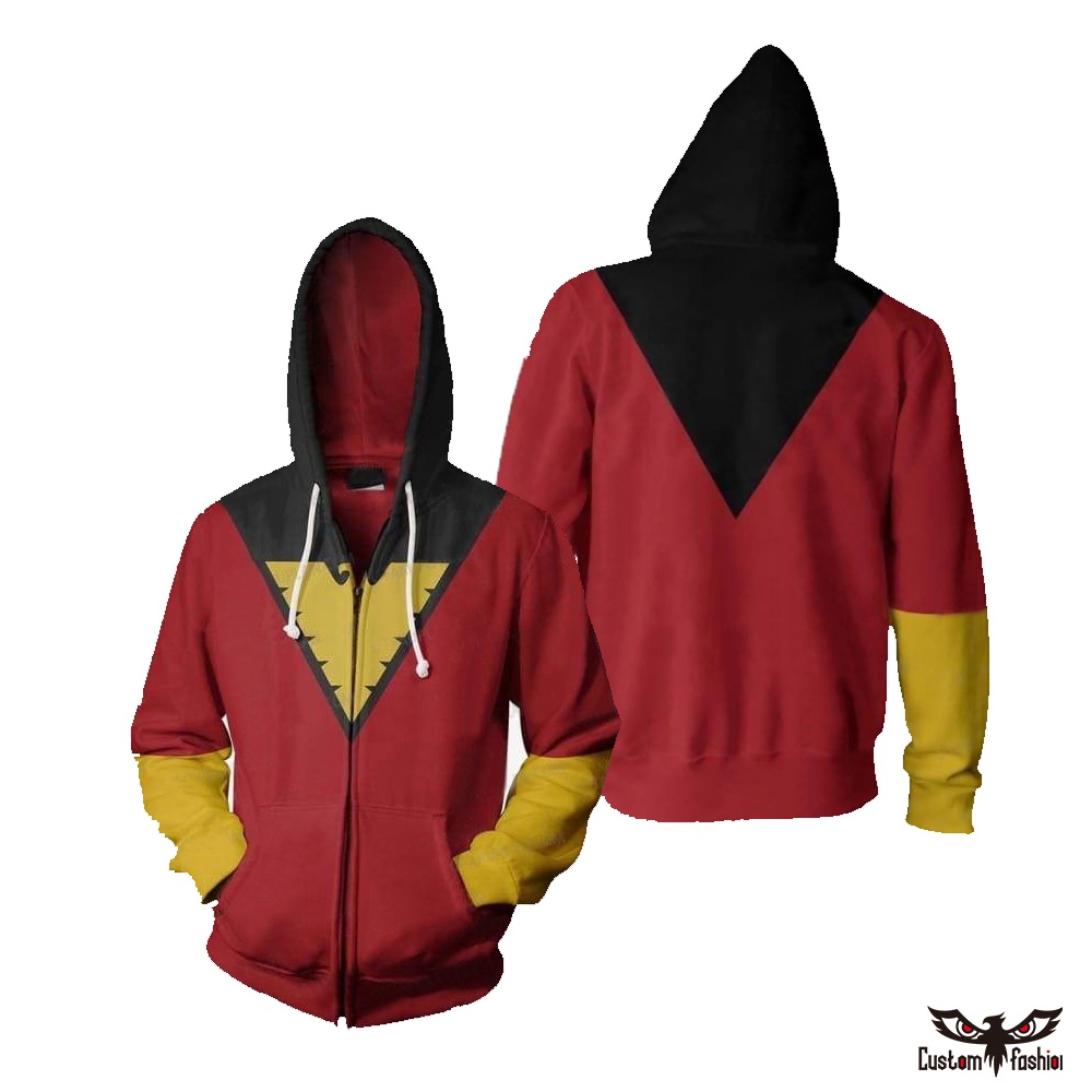 Áo Khoác Hoodie Tay Dài Có Khóa Kéo Hóa Trang Wolverine 3D Phong Cách Đường Phố Cho Nam