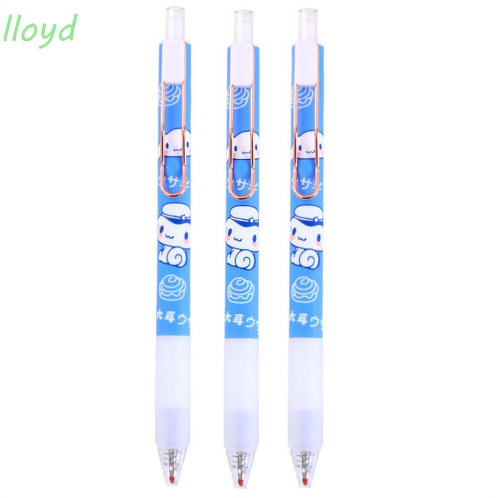 Lloyd Bút Mực Gel Có Móc Kim Loại Hình Hoạt Hình Chó Cinnamoroll Trung Tính