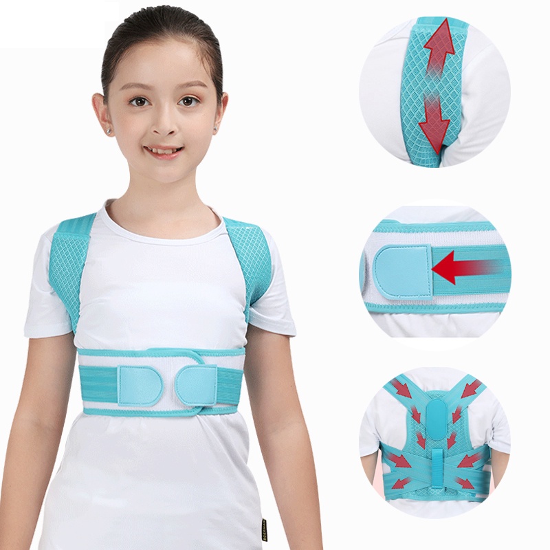 CHILDREN POSTURE CORRECTOR BACK POSTURAL TRAINER CLAVICLE SPINE SHOULDER CORRECTION ADJUSTABLE LENGTH BRACE SUPPORT KID BOY GIRL