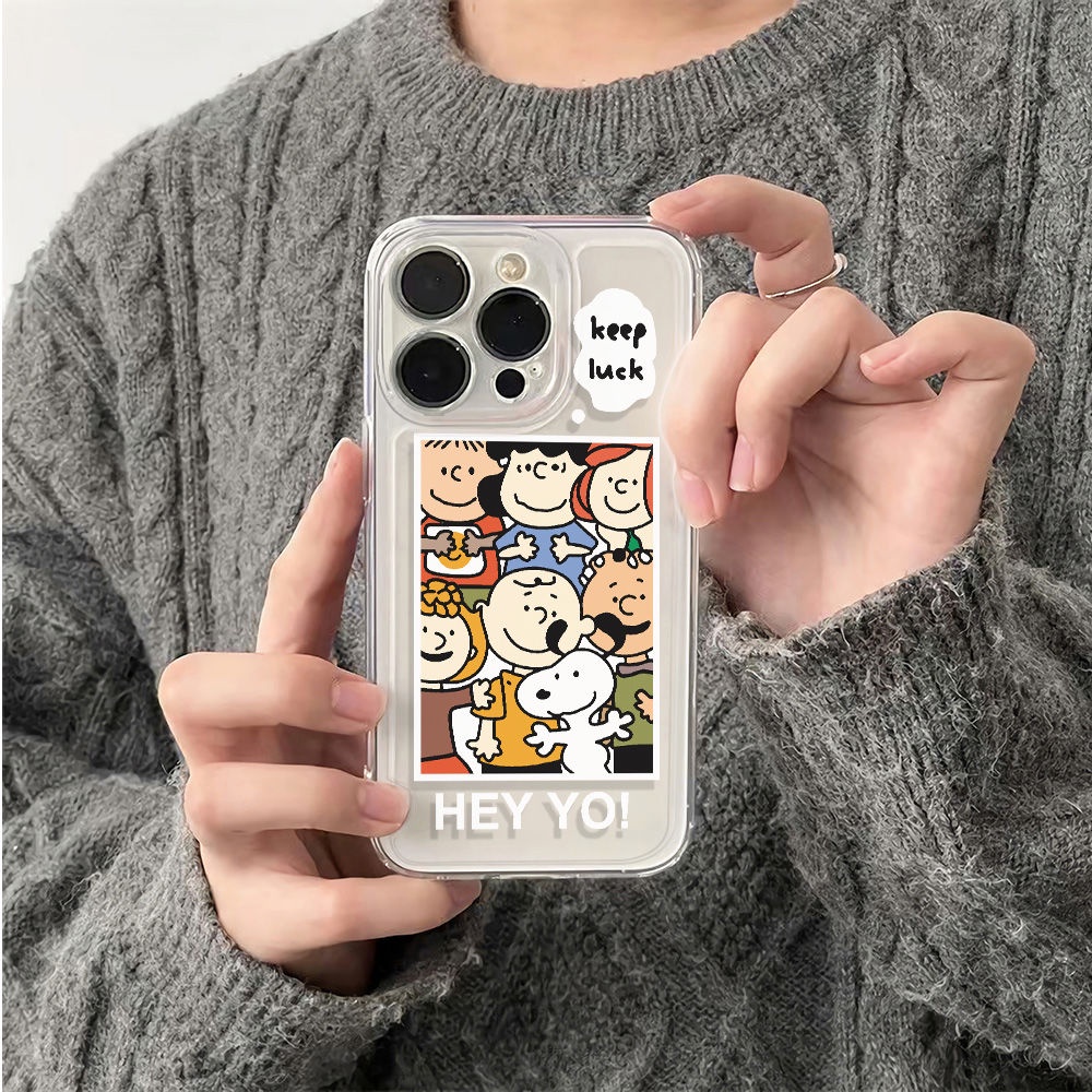 ✅Ốp Điện Thoại Dẻo Họa Tiết Hoạt Hình Snoopy Dễ Thương Chống Sốc Cho iPhone12 78 max Style 116In13 plus14pro