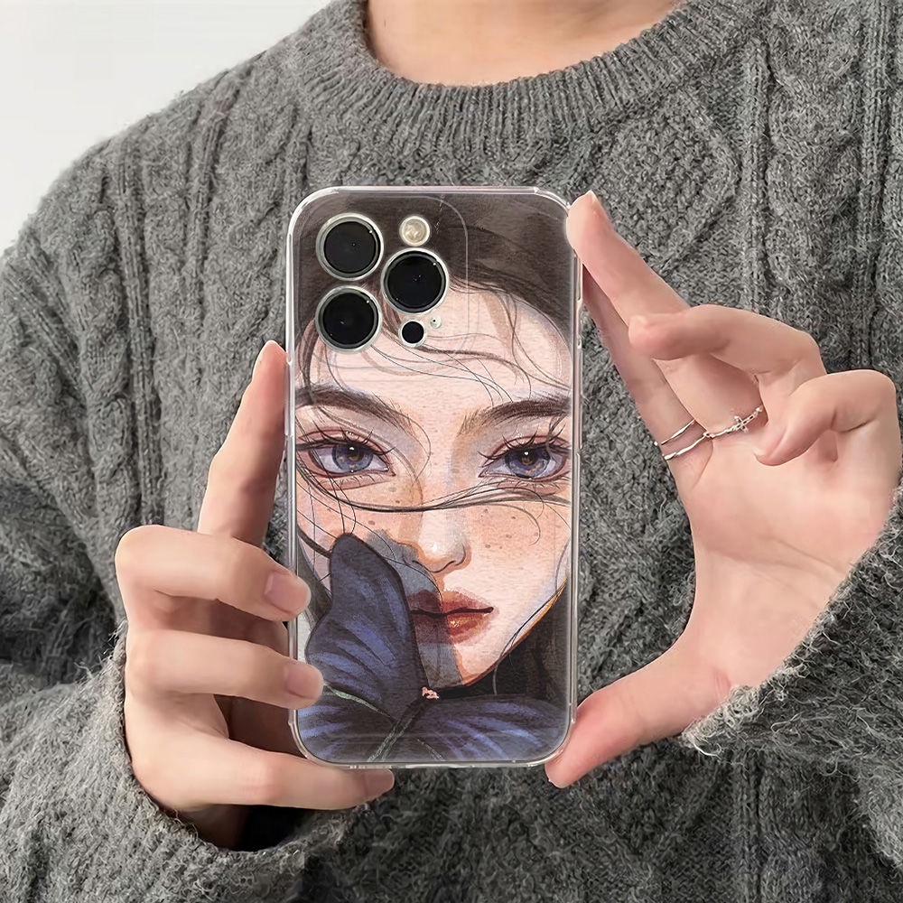 ✅Ốp Điện Thoại Mềm Chống Sốc Kiểu Dáng Đơn Giản Cho Iphone 11 14Pro Plus 13 78I 12 Max 6In Kzj