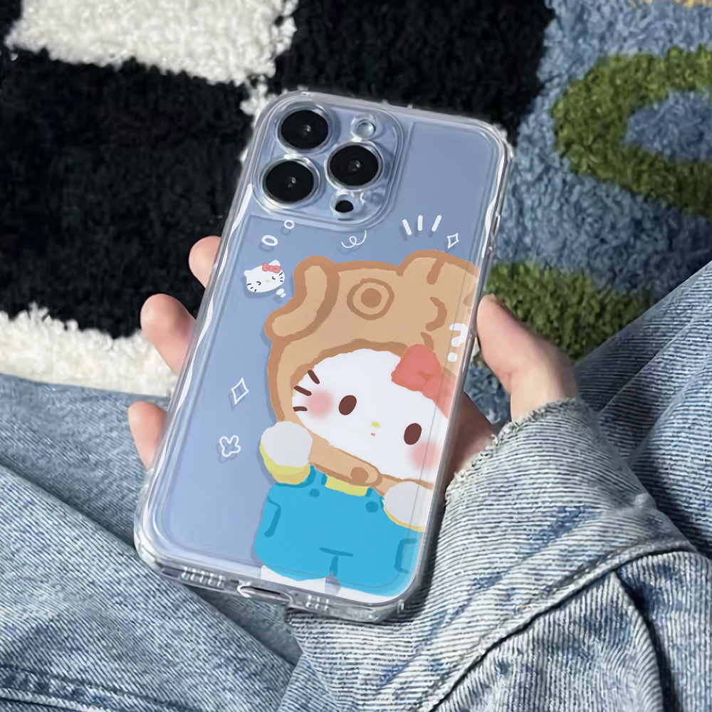✅Ốp Điện Thoại Mềm Chống Sốc In Hình Mèo Kitty Dễ Thương Cho Iphone 11iphone1213plus 14pro 78 6Inmax