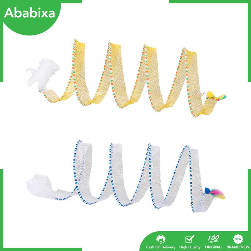 Đồ Chơi Đường Hầm Xoắn Ốc Gấp Gọn Vui Nhộn Cho Mèo Cưng