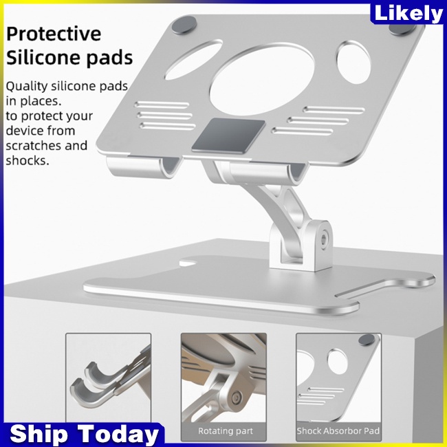 Giá Đỡ Laptop Bằng Nhôm Có Thể Điều Chỉnh Chiều Cao Tiện Dụng