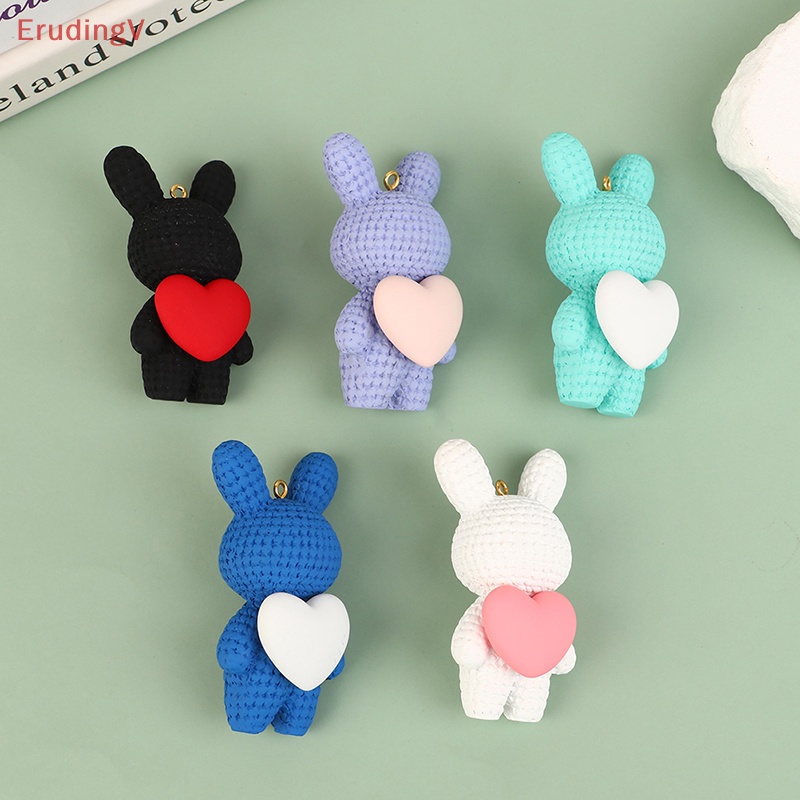 [ErudingV] 1 Móc Khóa / Móc Khóa / Làm Đồ Trang Sức DIY Hình Thỏ Hoạt Hình Dễ Thương Để Bàn Trang Trí