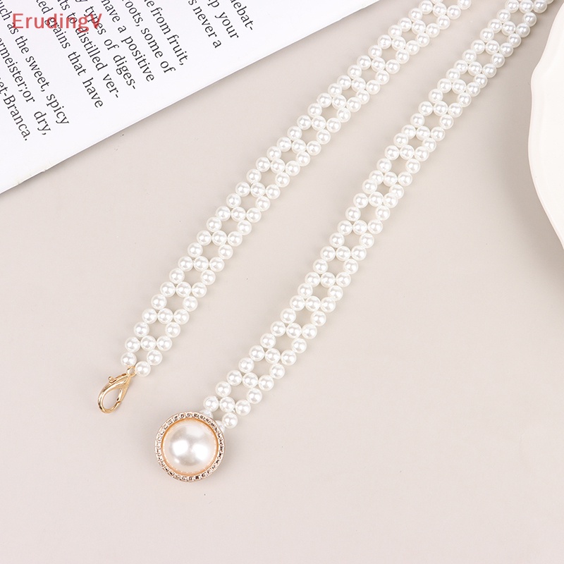Thắt Lưng Chuỗi Ngọc Trai Thanh Lịch Hợp Thời Trang Cho Nữ