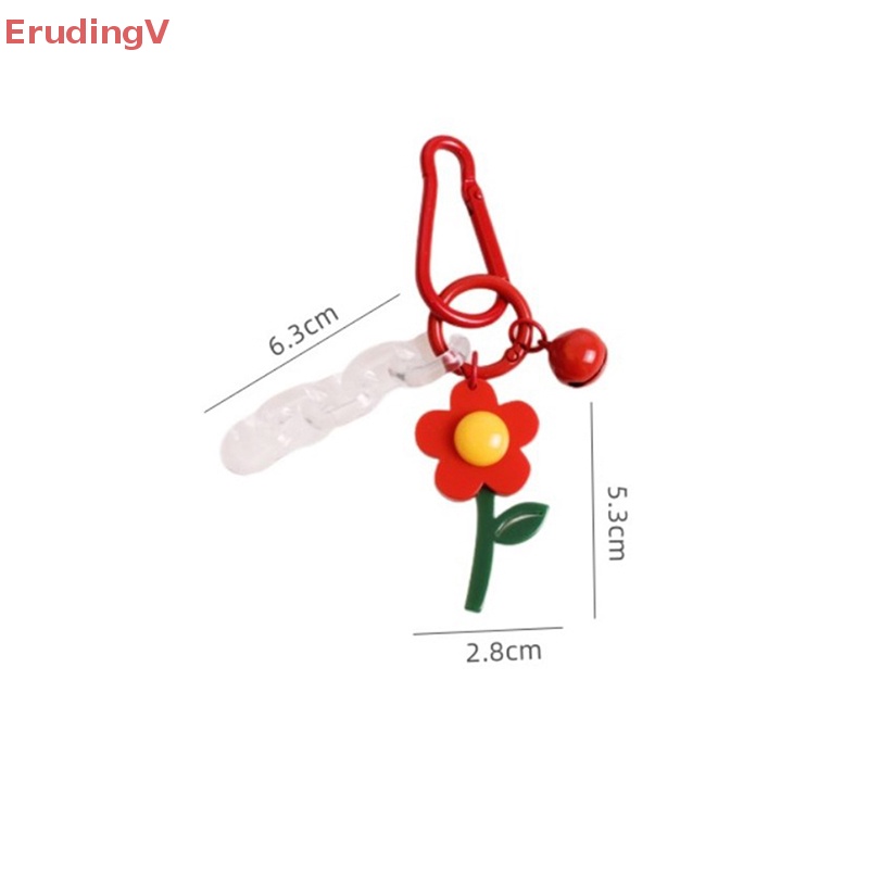 [ErudingV] Móc Chìa Khóa / Túi Xách Hình Hoa Hướng Dương Ngọt Ngào Dễ Thương Cho Nữ