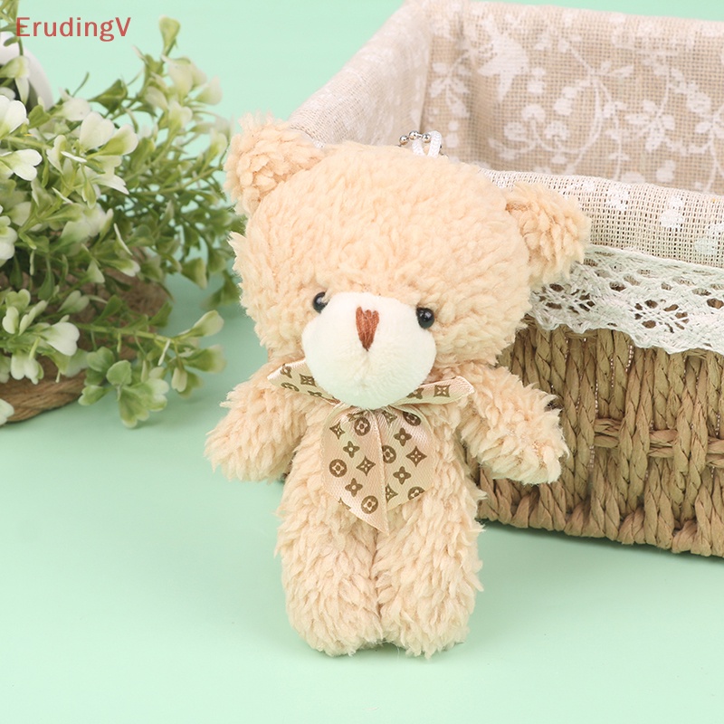Móc Khóa Gấu Bông Mini Dễ Thương Dùng Trang Trí Tiệc Cưới / Giáng Sinh