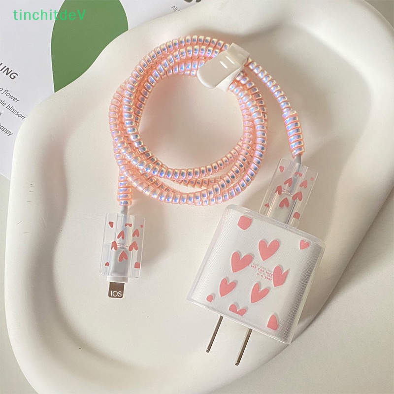 1 Bộ Vỏ Bảo Vệ Dây Cáp Sạc 18W / 20W Chất Lượng Cao