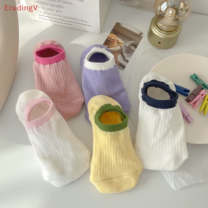 [ErudingV] Vớ Thuyền Mỏng Thoáng Khí Đa Năng Màu Kẹo Mới Phù Hợp Với Mùa Hè Cho Nữ [Mới]