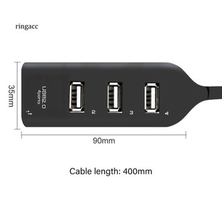 Bộ Chia 4 CổNg USB 2.0 TốC Độ Cao Cho PC / Laptop