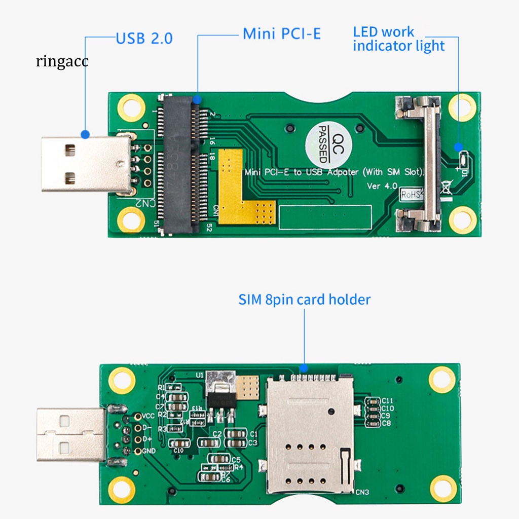 Thẻ Chuyển Đổi PCI-E Sang USB2.0 Tốc Độ Cao Chuyên Dụng Cho Laptop
