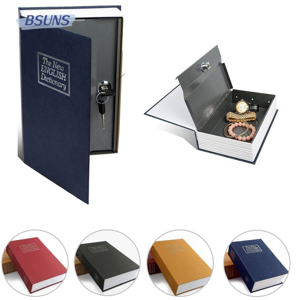 Hộp Đựng Tiền Tiết Kiệm Hình Quyển Sách Có Khóa An Toàn