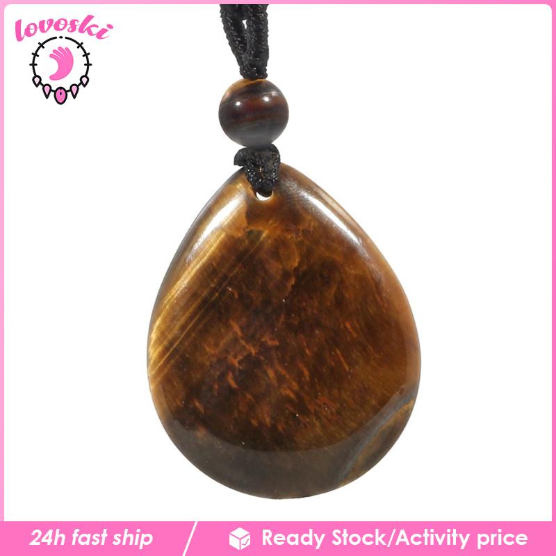 Vòng cổ Mặt Đá Hình Giọt Nước Unisex