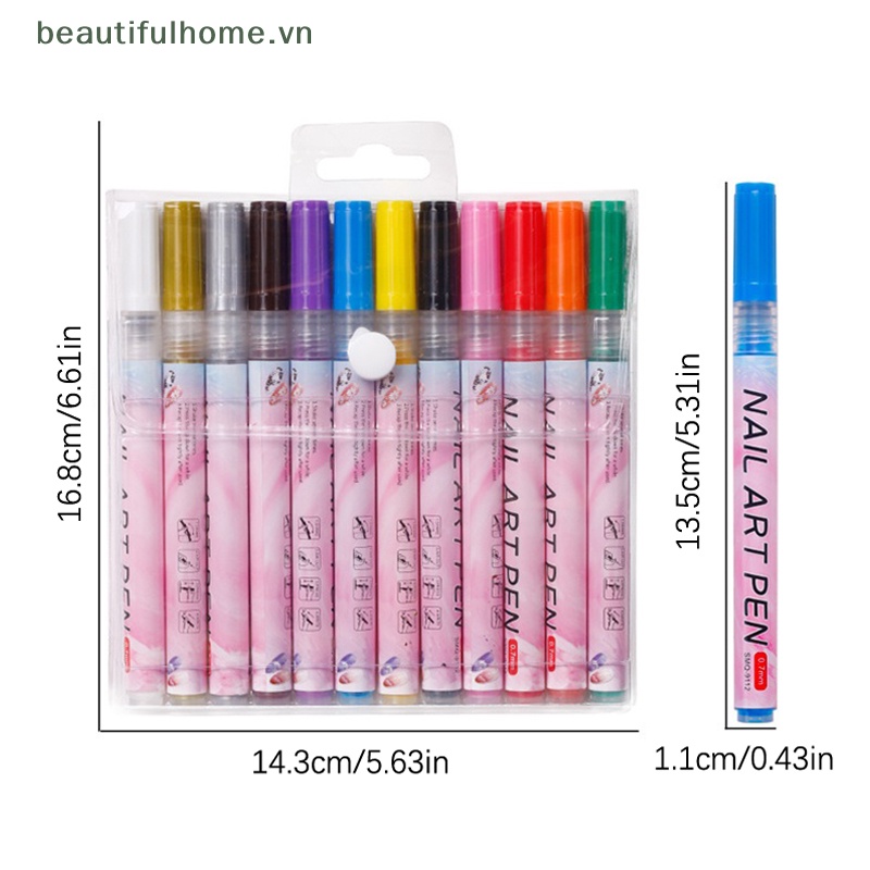 Bút Vẽ Móng Gel UV Nghệ Thuật Chống Nước DIY