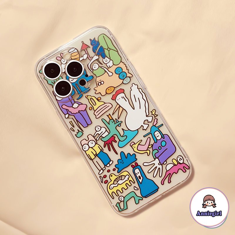 Ốp Điện Thoại TPU Mềm Chống Va Đập Họa Tiết Graffiti Cho IPhone 11 14 Pro Max 13 Pro Max 12 X XS XR 7 8 Plus