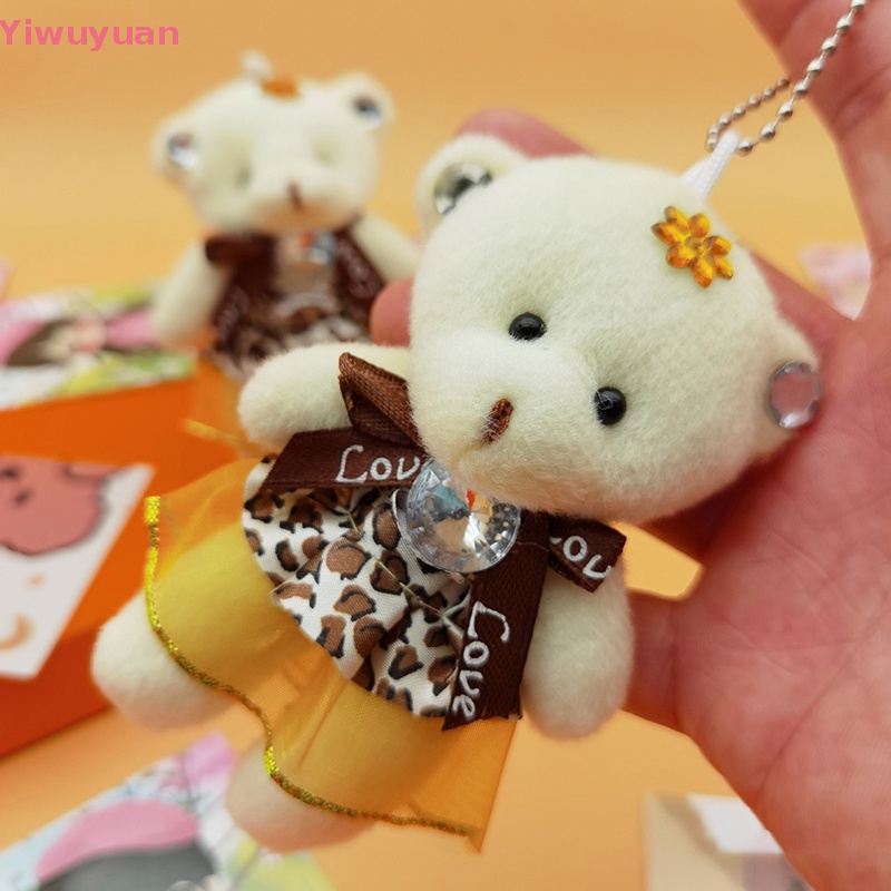 < Yiwuyuan > Búp Bê Gấu Bông Cặp Đôi Hoạt Hình Nghệ Thuật Mẫu Mới